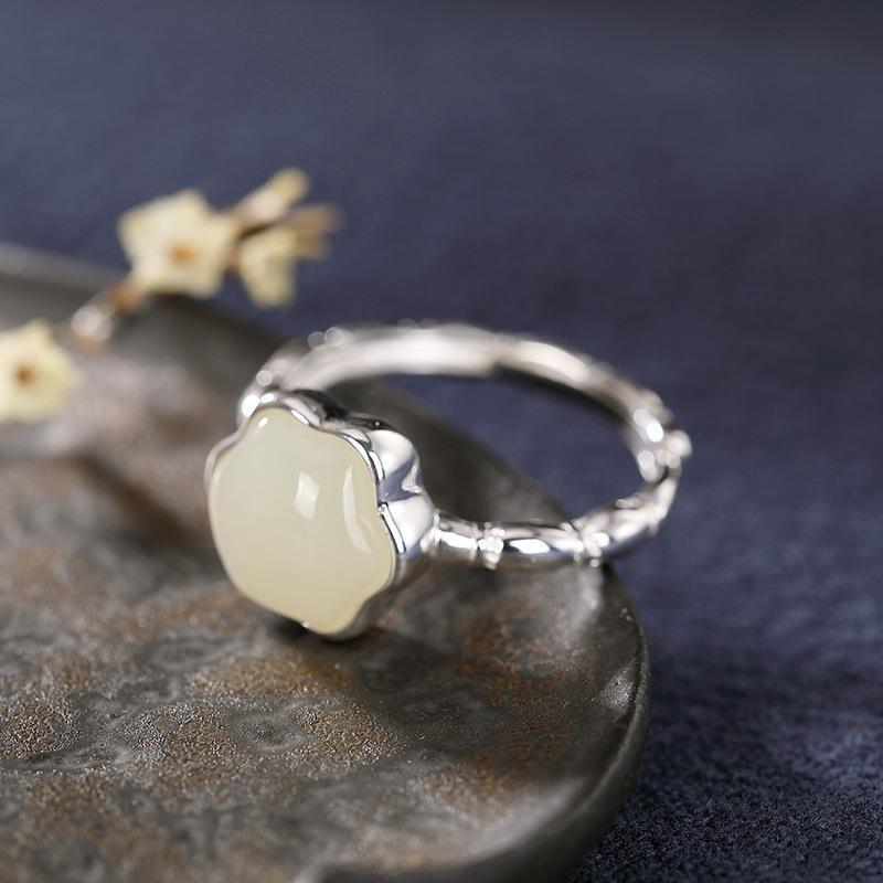 Argent Bague artisanal délicat