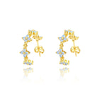 Argent Boucle d'oreille charmant pour toute occasion