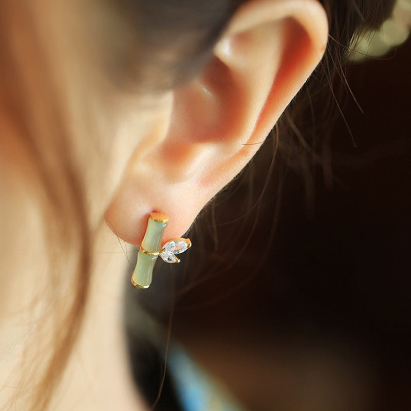 Argent Boucle d'oreille charmant pour toute occasion