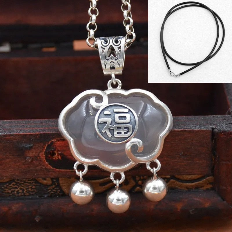 Argent Collier classique au charme intemporel