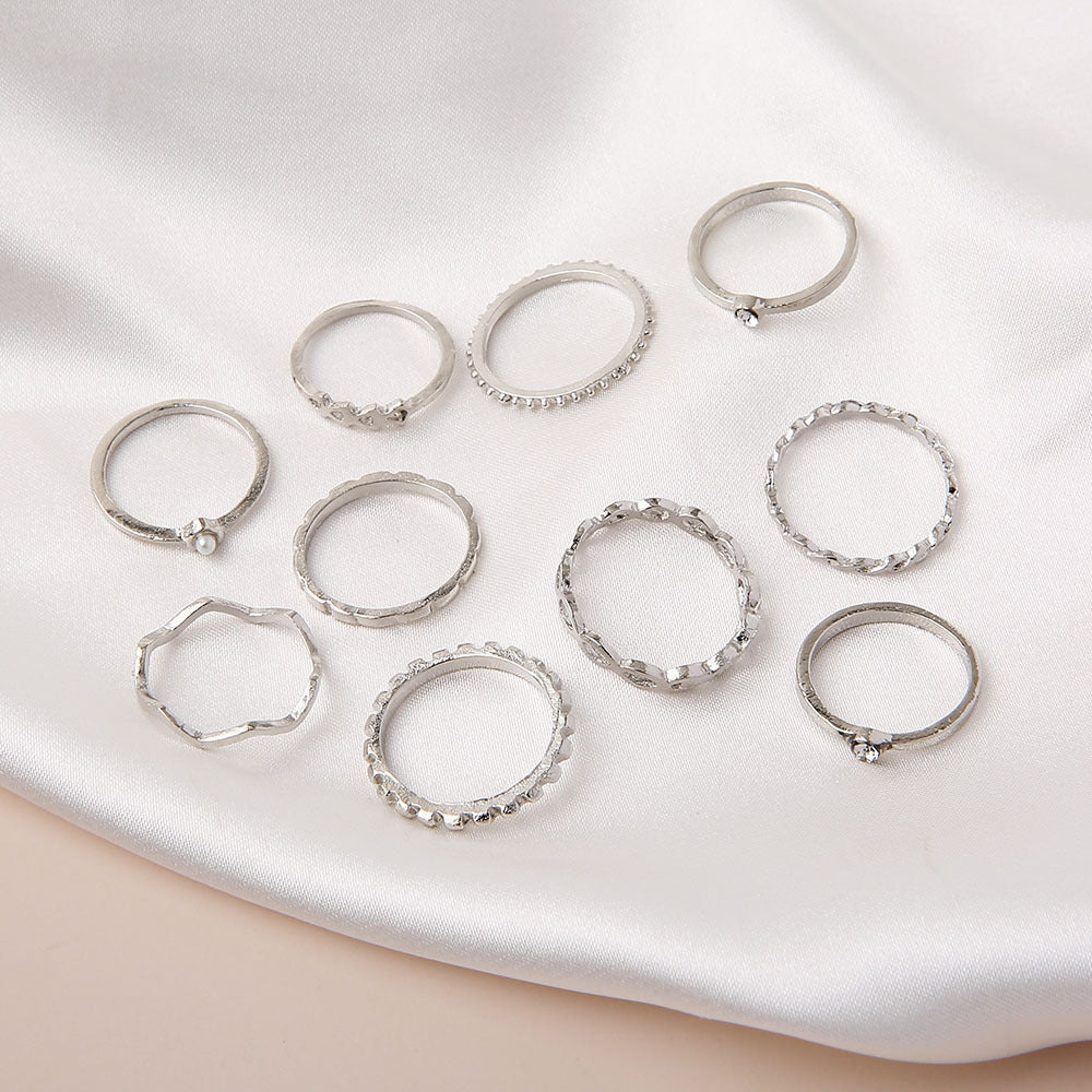 Argent Bague classique au charme intemporel