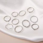 Argent Bague classique au charme intemporel