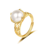 Perle Bague magnifique au style unique