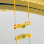 Argent Collier magnifique au style unique