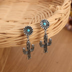 Argent Boucle d'oreille artisanal délicat