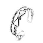 Argent Bague classique au charme intemporel