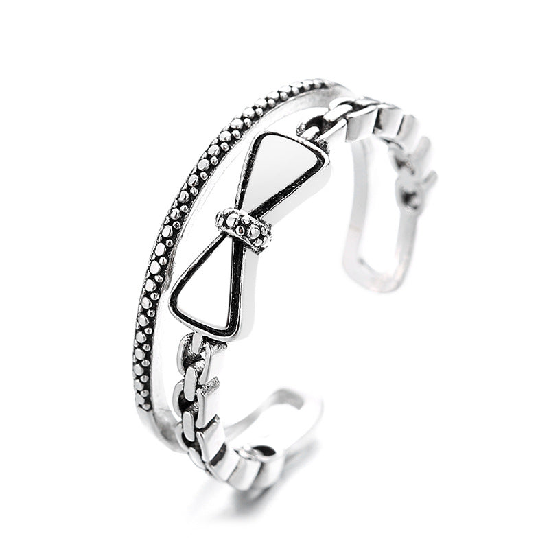 Argent Bague classique au charme intemporel