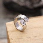 Argent Bague artisanal délicat