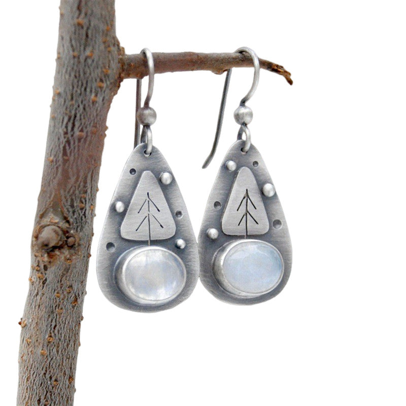 Argent Boucle d'oreille charmant pour toute occasion