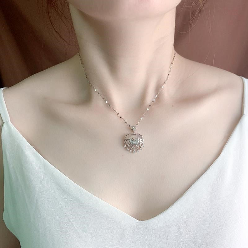 Argent Collier élégant pour toute occasion