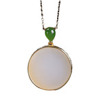 Argent Collier vintage fait main