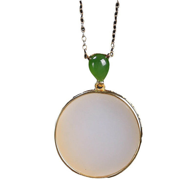 Argent Collier vintage fait main