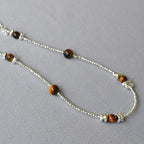 Argent Collier vintage fait main