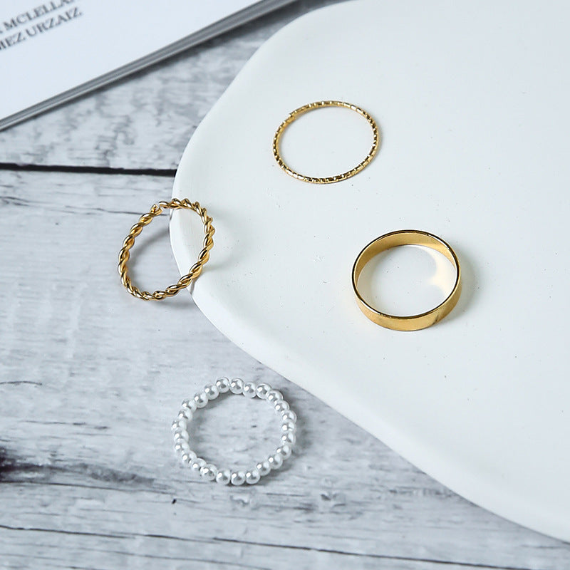 Perle Bague élégant pour toute occasion