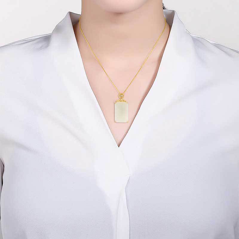 Argent Collier vintage fait main