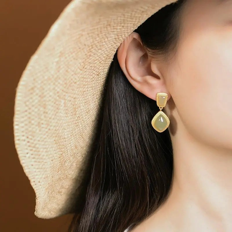 Argent Boucle d'oreille charmant pour toute occasion