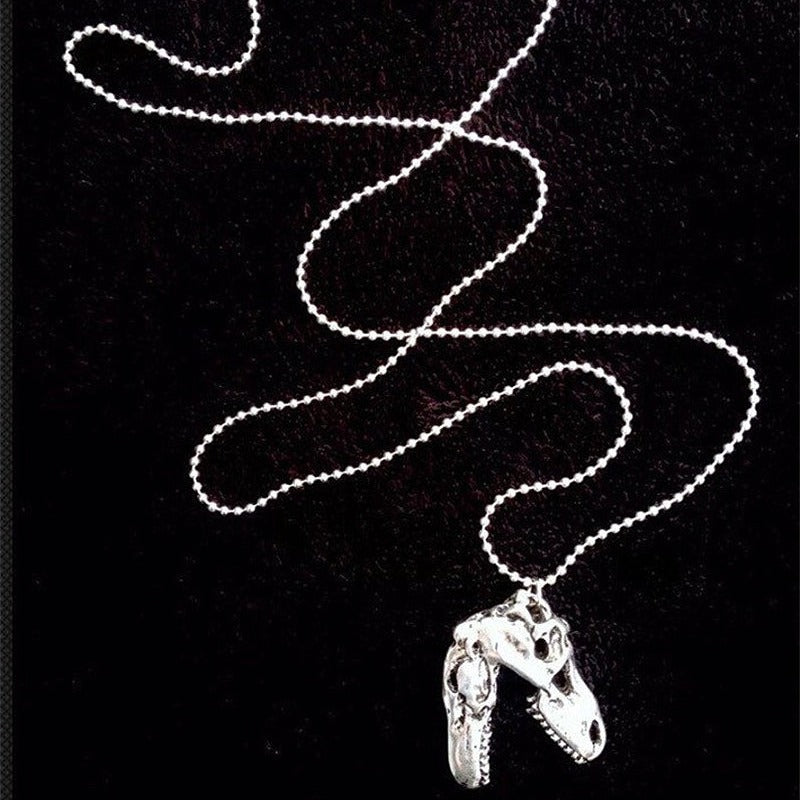 Argent Collier magnifique au style unique