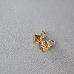 Argent Boucle d'oreille artisanal délicat