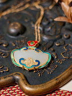 Argent Collier vintage fait main