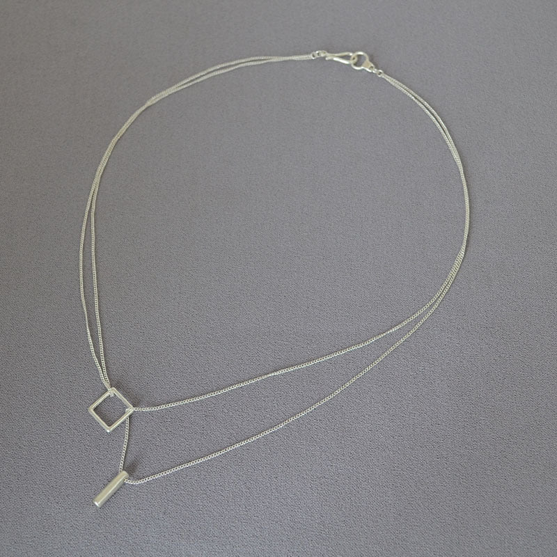 Argent Collier charmant pour toute occasion