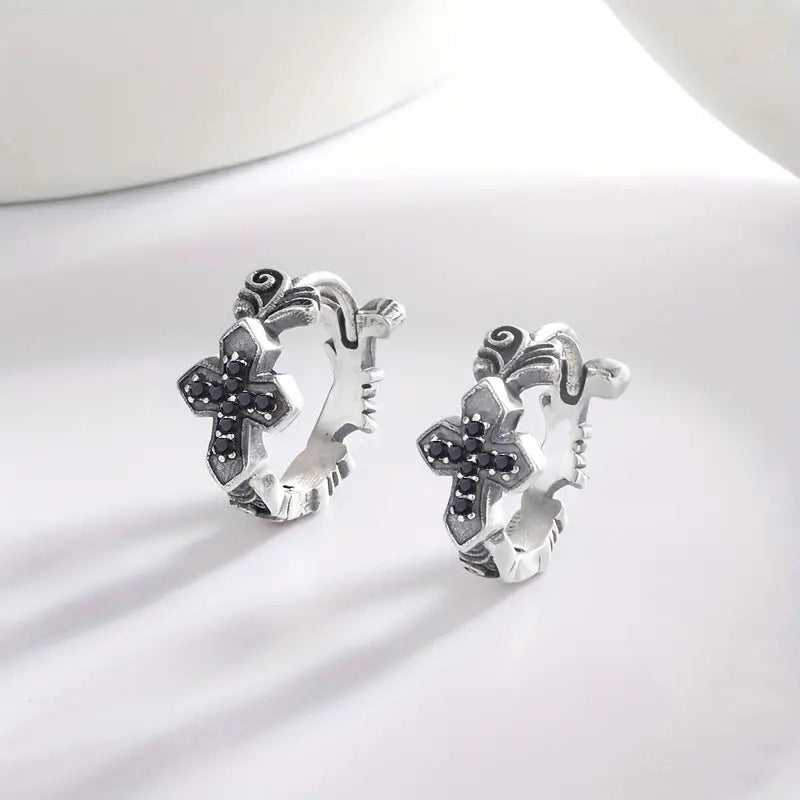 Argent Boucle d'oreille charmant pour toute occasion