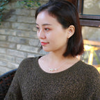 Argent Collier charmant pour toute occasion