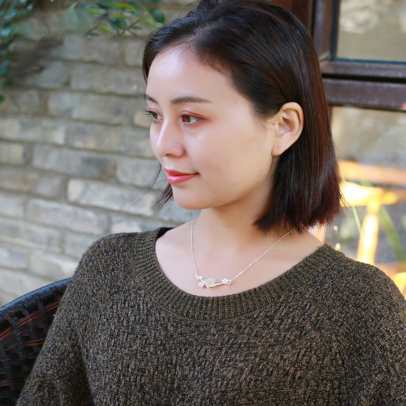 Argent Collier charmant pour toute occasion