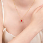 Argent Collier vintage fait main