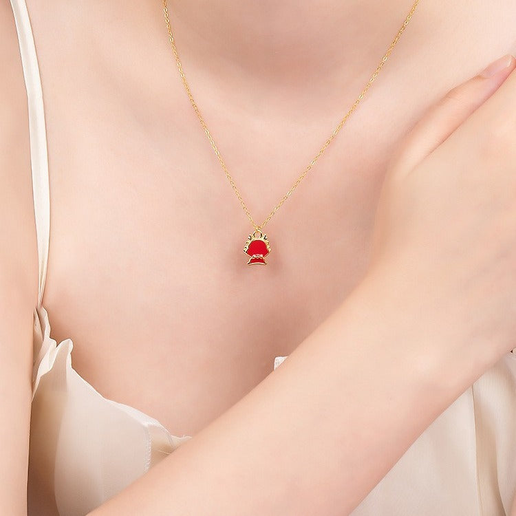 Argent Collier vintage fait main