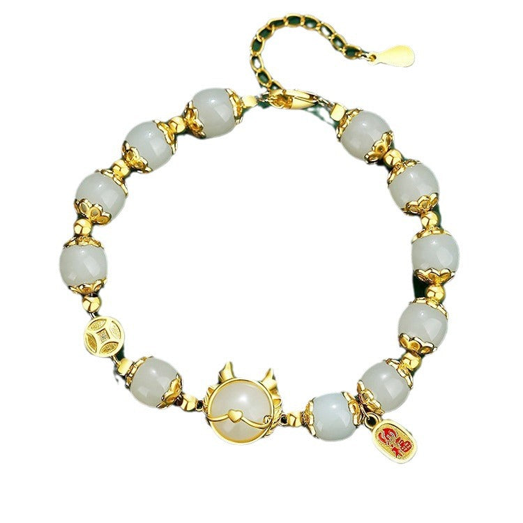 Argent Bracelet magnifique au style unique