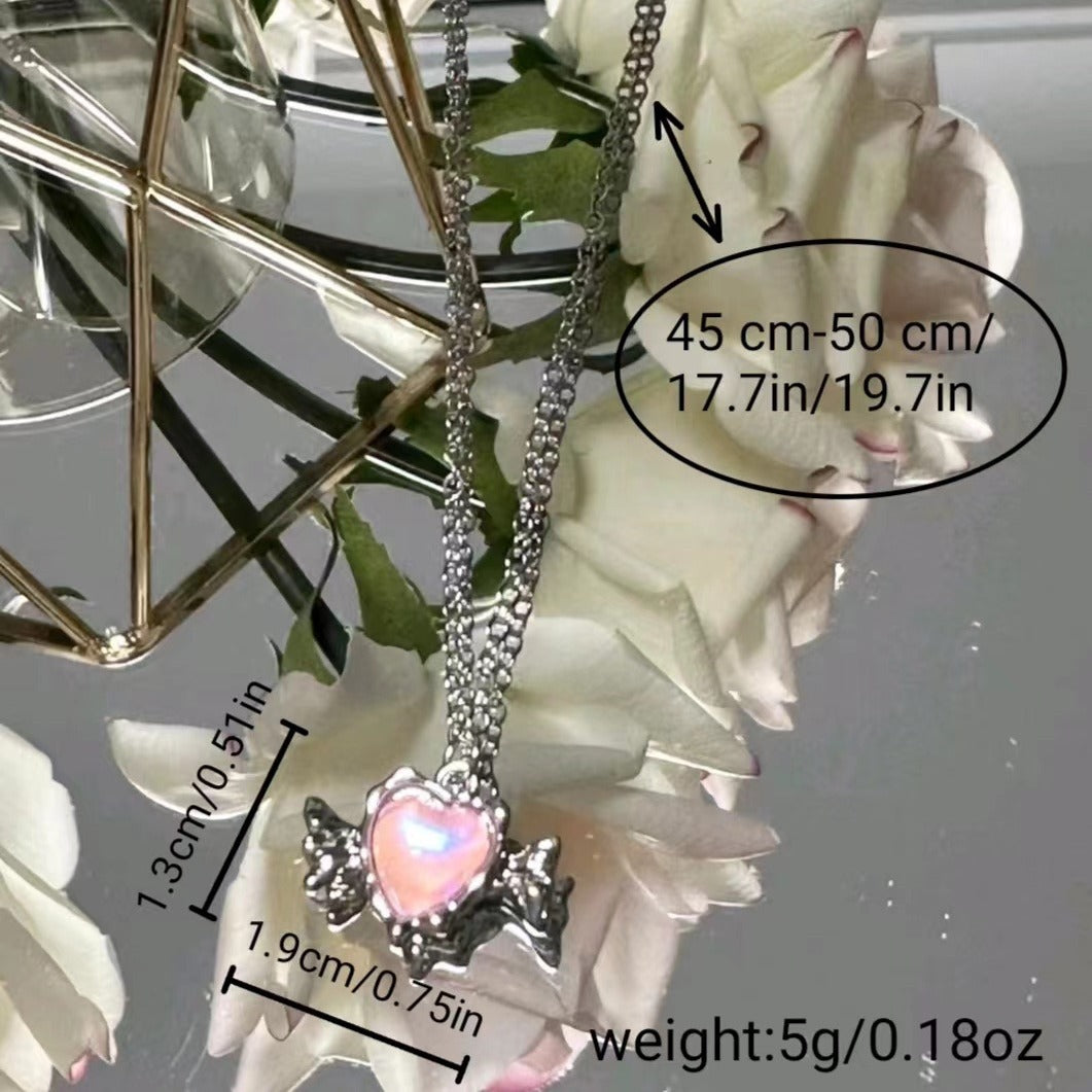 Argent Collier romantique pour moments spéciaux