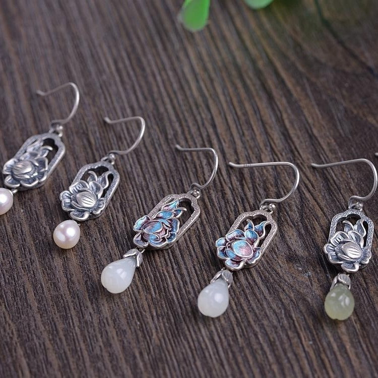 Argent Boucle d'oreille charmant pour toute occasion