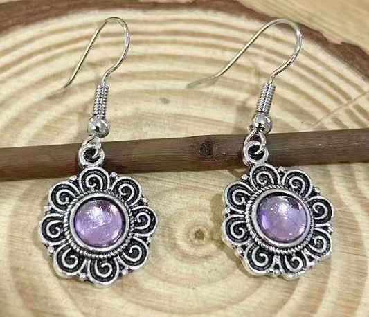 Argent Boucle d'oreille charmant pour toute occasion