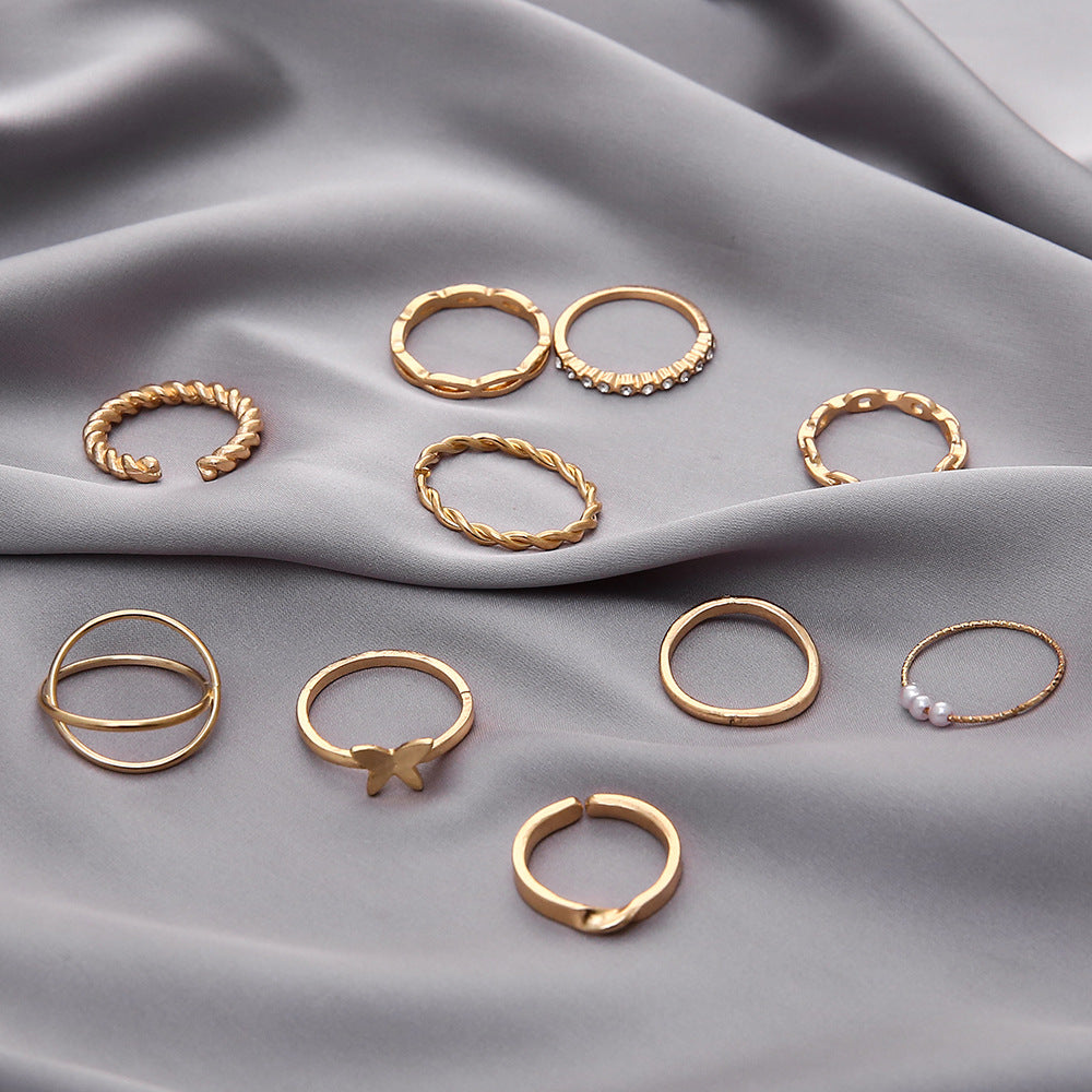 Perle Bague magnifique au style unique