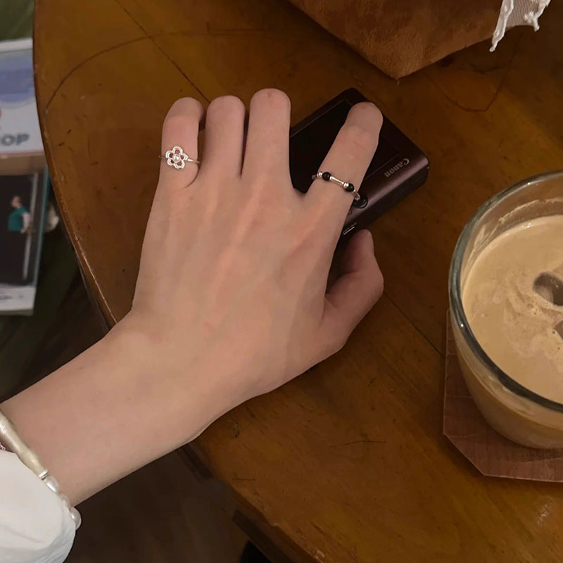 Perle Bague magnifique au style unique