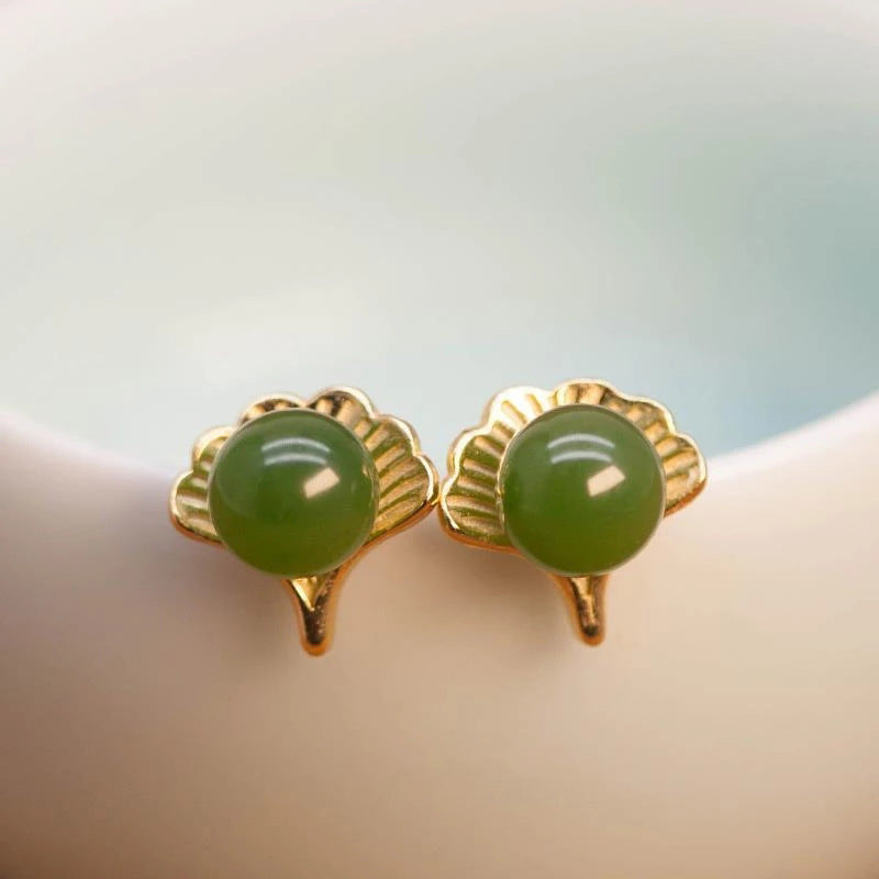 Argent Boucle d'oreille artisanal délicat