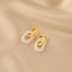 Argent Boucle d'oreille artisanal délicat