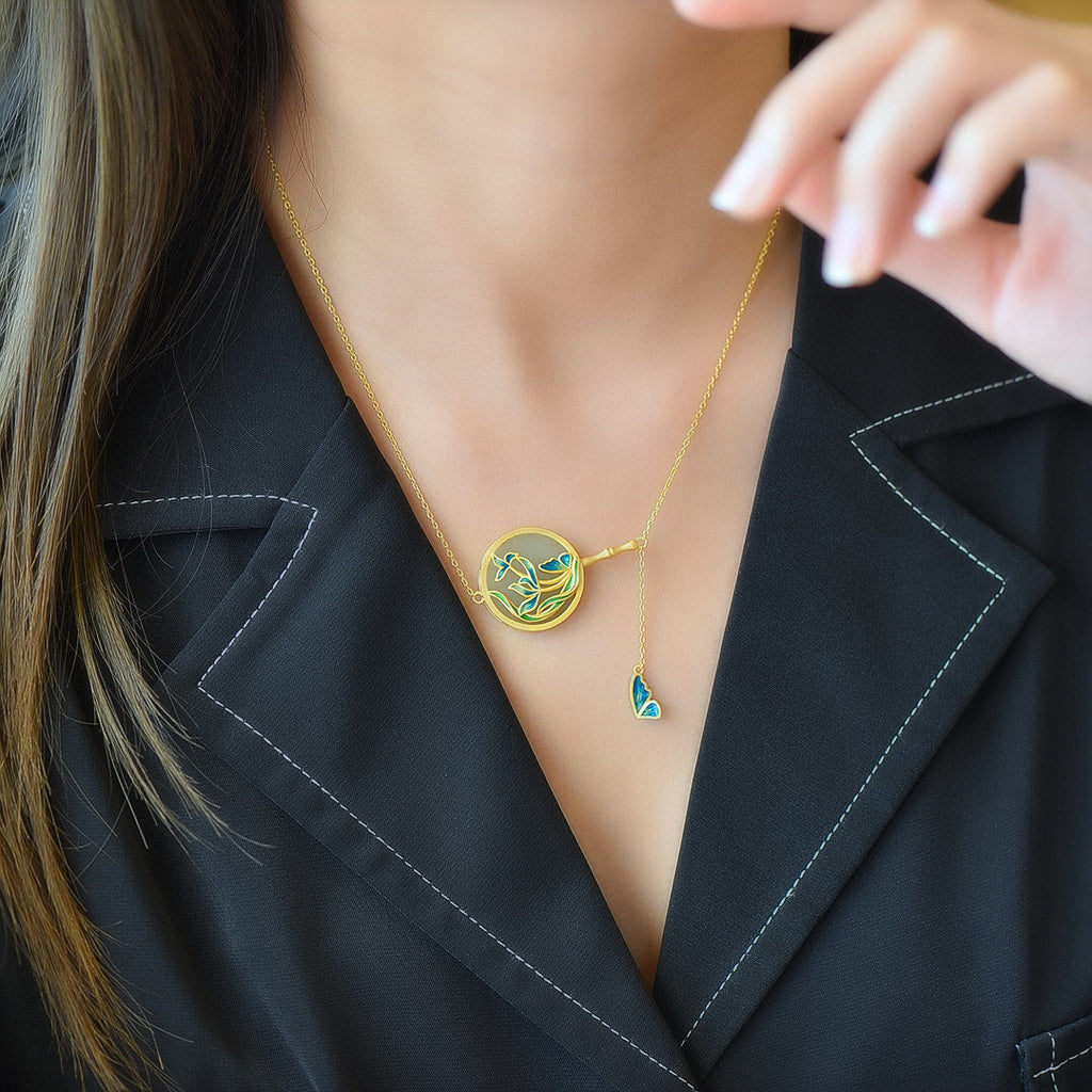 Argent Collier classique au charme intemporel