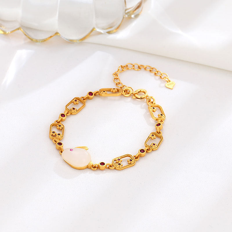 Argent Bracelet magnifique au style unique