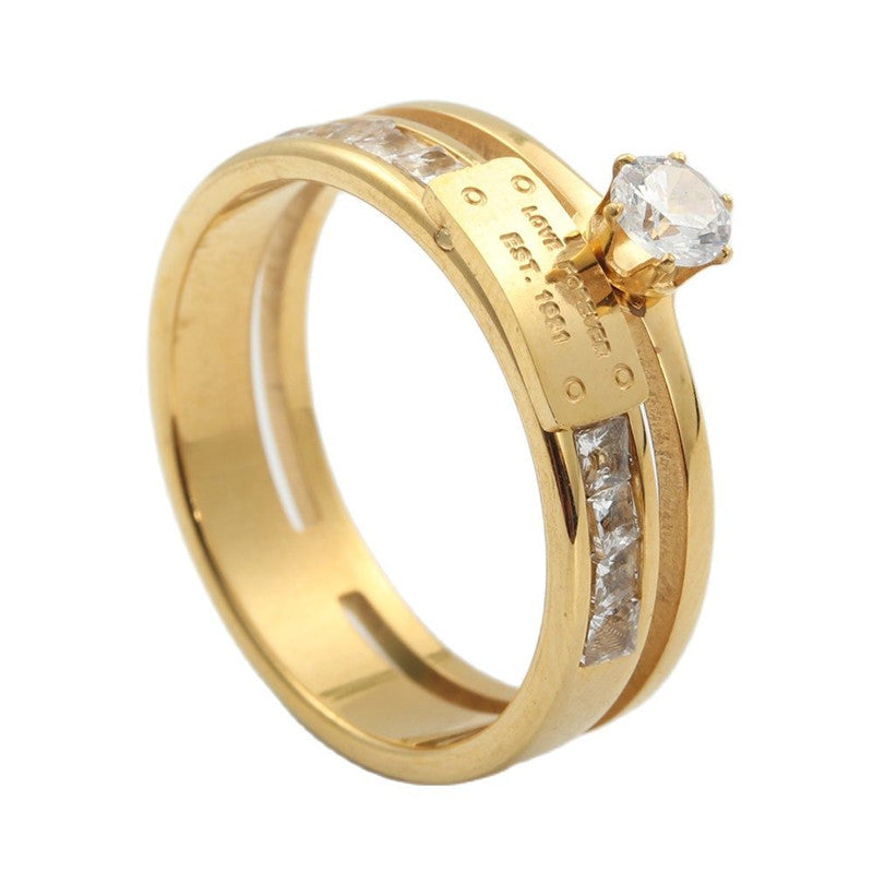 Bague classique au charme intemporel