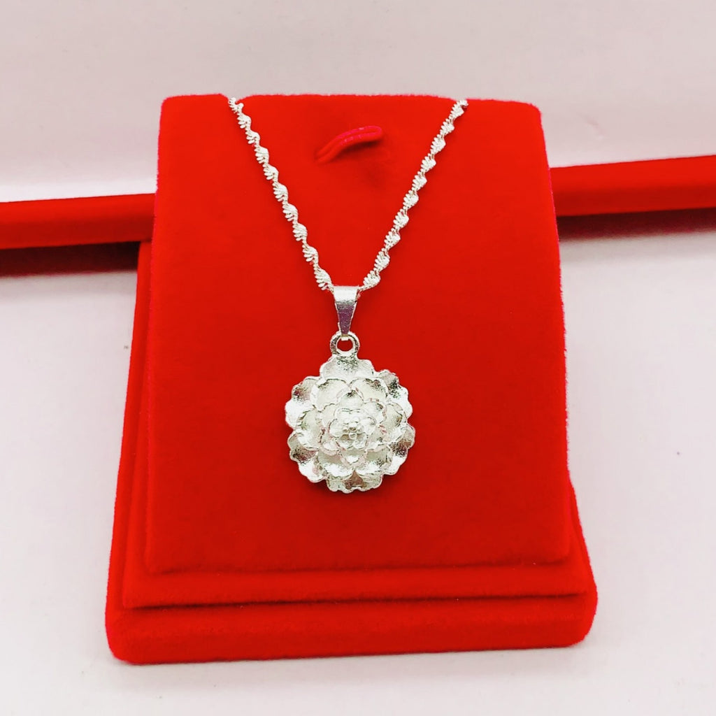 Argent Collier vintage fait main