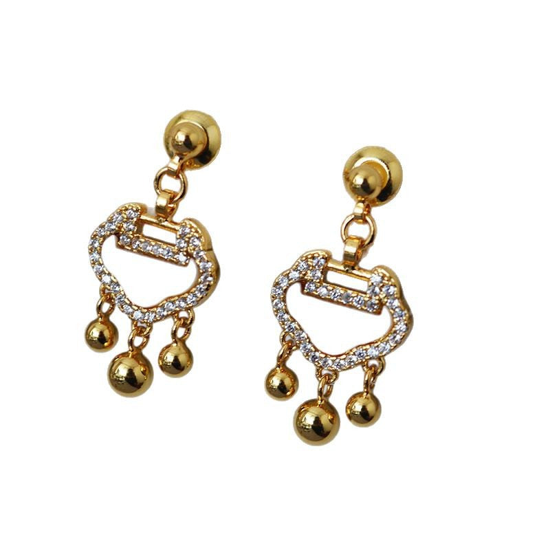 Argent Boucle d'oreille charmant pour toute occasion