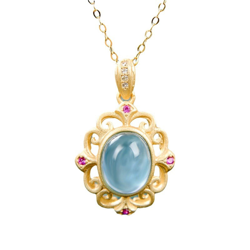 Argent Collier vintage fait main