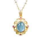 Argent Collier vintage fait main