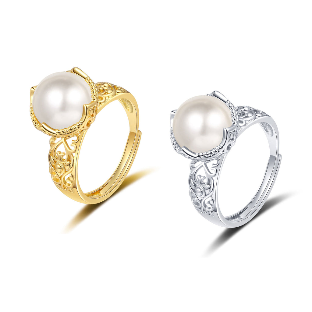 Perle Bague magnifique au style unique