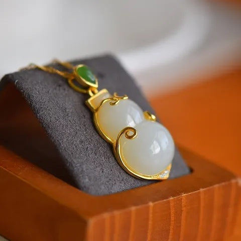 Argent Collier vintage fait main