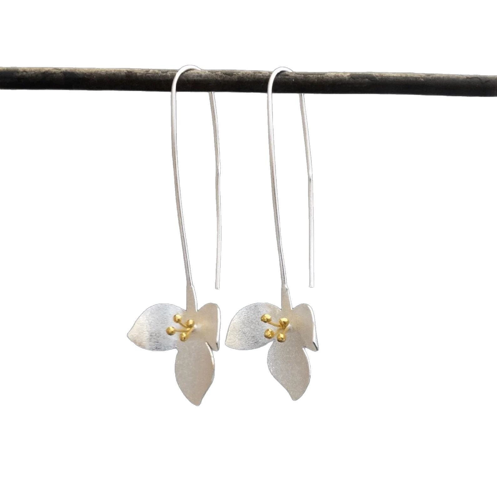 Argent Boucle d'oreille charmant pour toute occasion