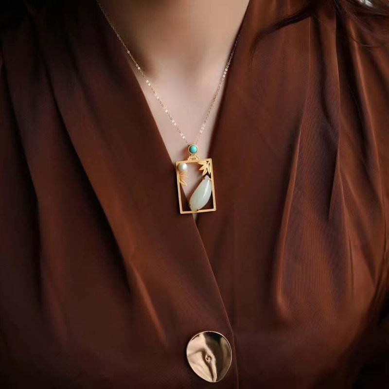 Argent Collier charmant pour toute occasion