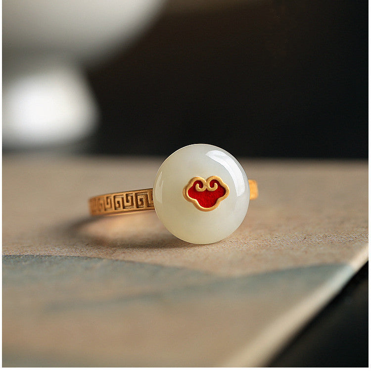 Argent Collier magnifique au style unique