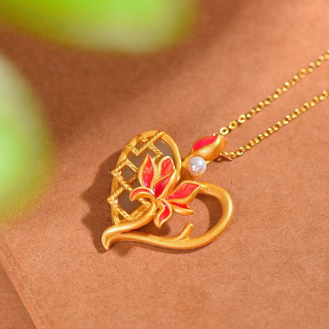 Argent Collier romantique pour moments spéciaux